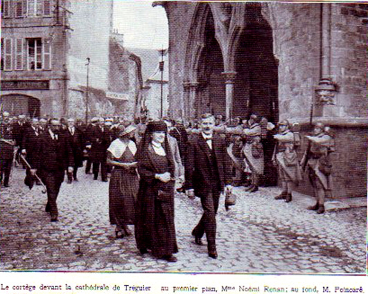 Trguier : Fte d'Ernest Renan en 1923