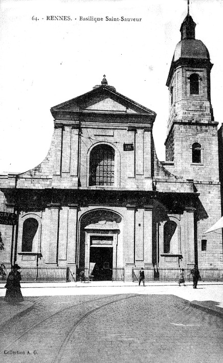 Basilique Saint-Sauveur  Rennes (Bretagne).