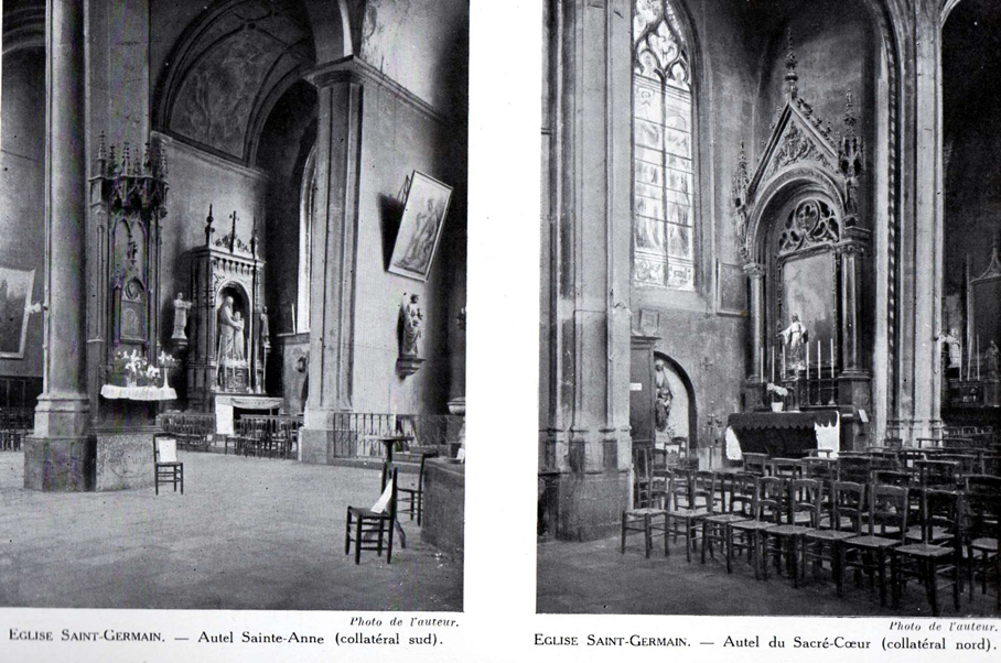 Rennes : glise Saint-Germain, anne 1928