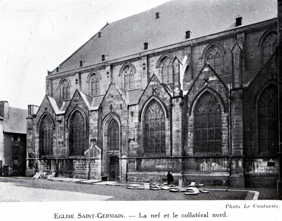 Rennes : glise Saint-Germain, anne 1928