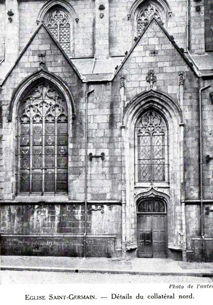 Rennes : glise Saint-Germain, anne 1928