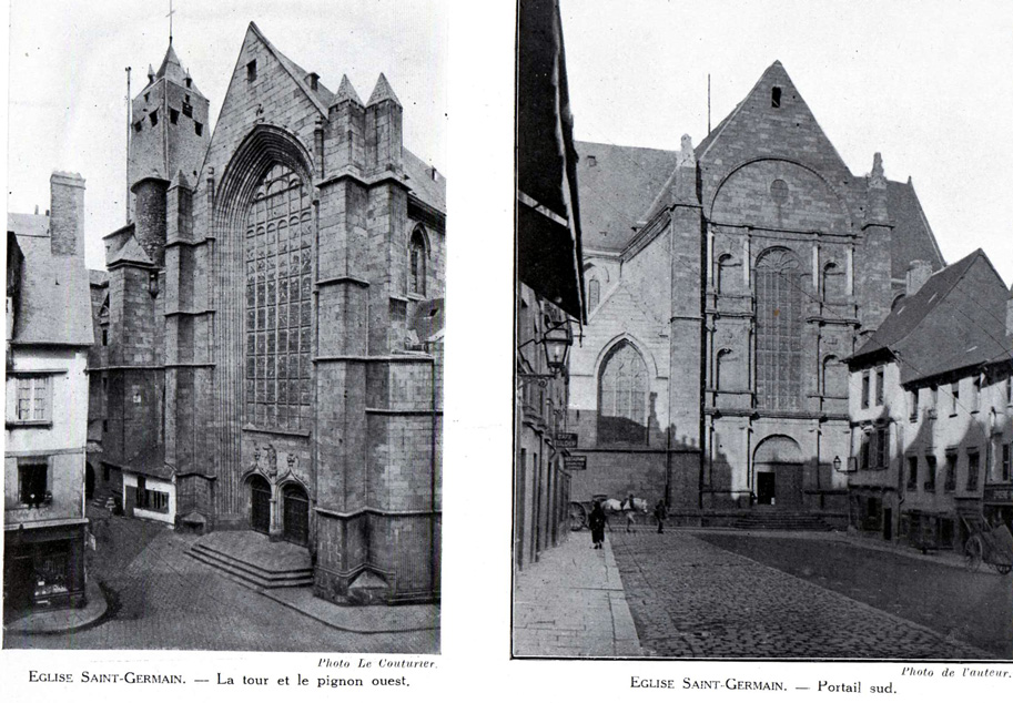 Rennes : glise Saint-Germain, anne 1928