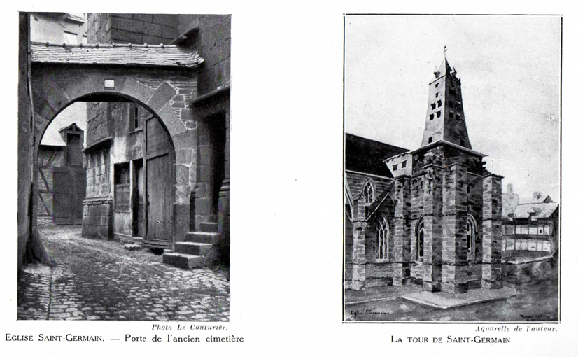 Rennes : glise Saint-Germain, anne 1928