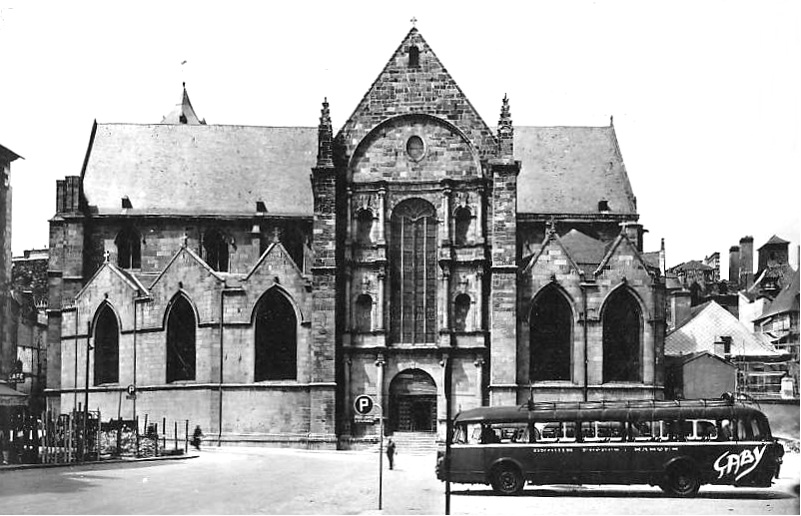 Eglise Saint-Germain à Rennes (Bretagne).