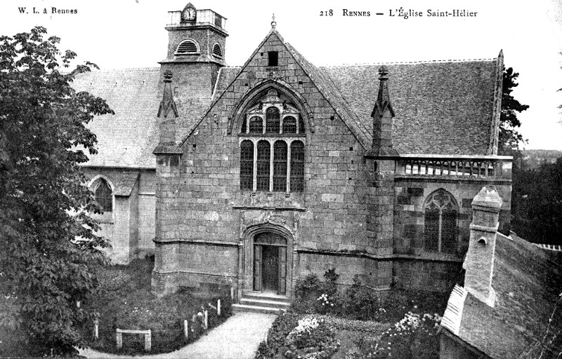 Eglise Saint-Hlier  Rennes (Bretagne).