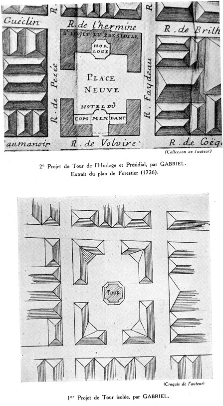 L'ancienne tour de l'horloge  Rennes (Bretagne)