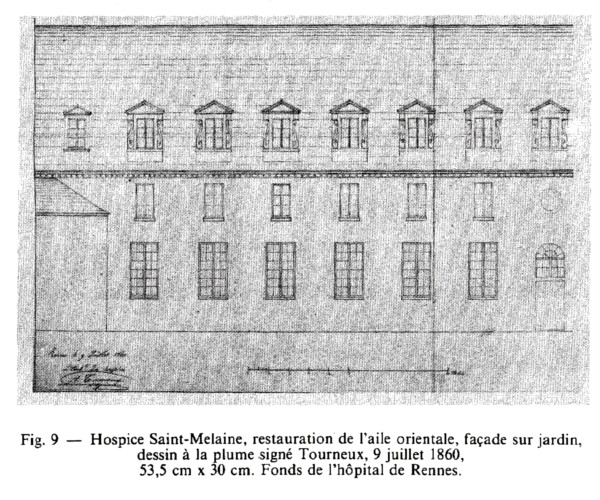Rennes (Bretagne) : restauration de l'hospice Saint-Melaine.
