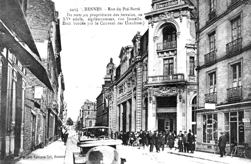 Ville de Rennes (Bretagne).