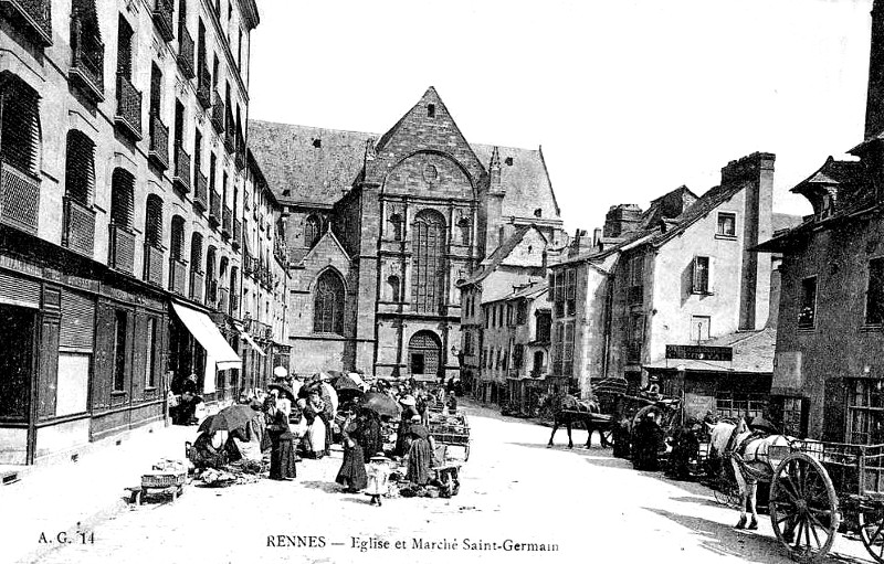 Ville de Rennes (Bretagne).