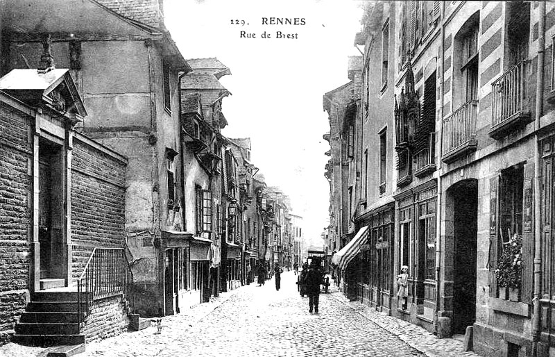 Ville de Rennes (Bretagne).