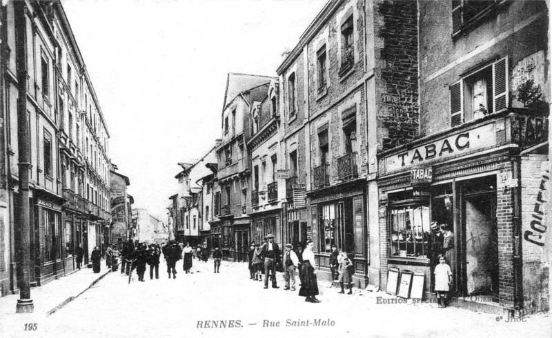 Ville de Rennes (Bretagne).