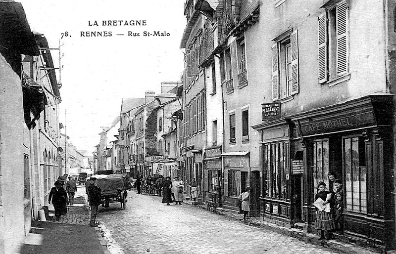 Ville de Rennes (Bretagne).