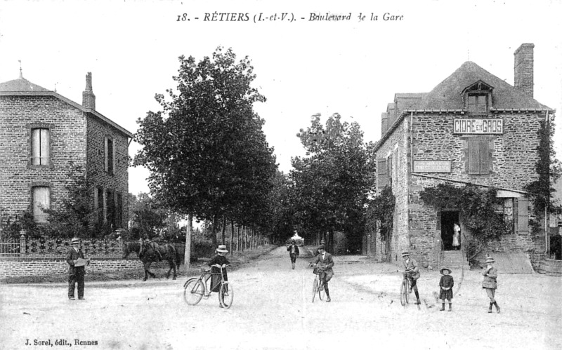 Ville de Retiers (Bretagne).