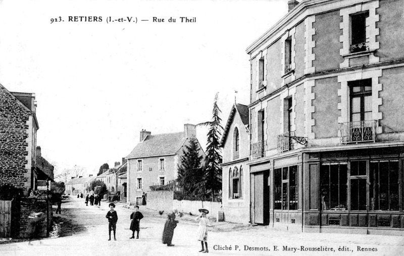 Ville de Retiers (Bretagne).