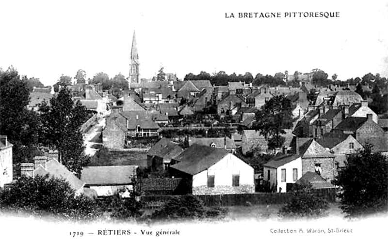 Ville de Retiers (Bretagne).