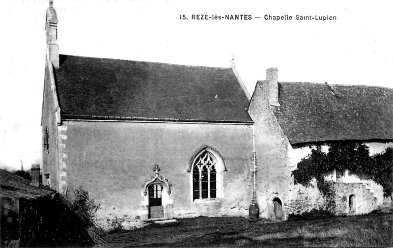 Chapelle de Saint-Lupien à Rezé (Bretagne).