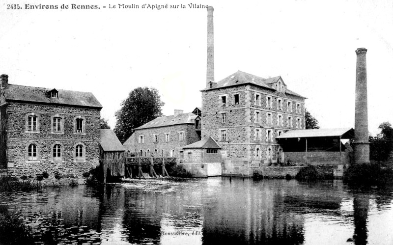 Moulin d'Apign au Rheu (Bretagne).