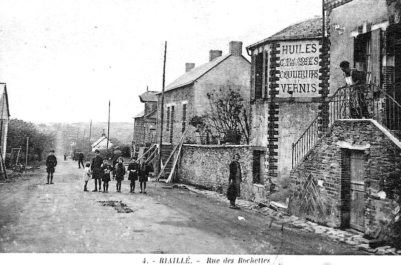 Ville de Riaill (anciennement en Bretagne).