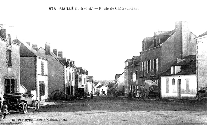 Ville de Riaill (anciennement en Bretagne).