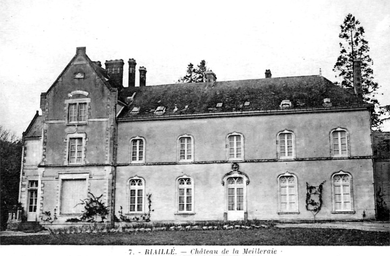 Chteau de la Meilleraie  Riaill (anciennement en Bretagne).