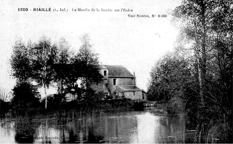 Moulin  Riaill (anciennement en Bretagne).