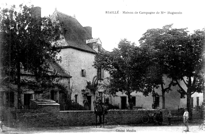 Ville de Riaill (anciennement en Bretagne).