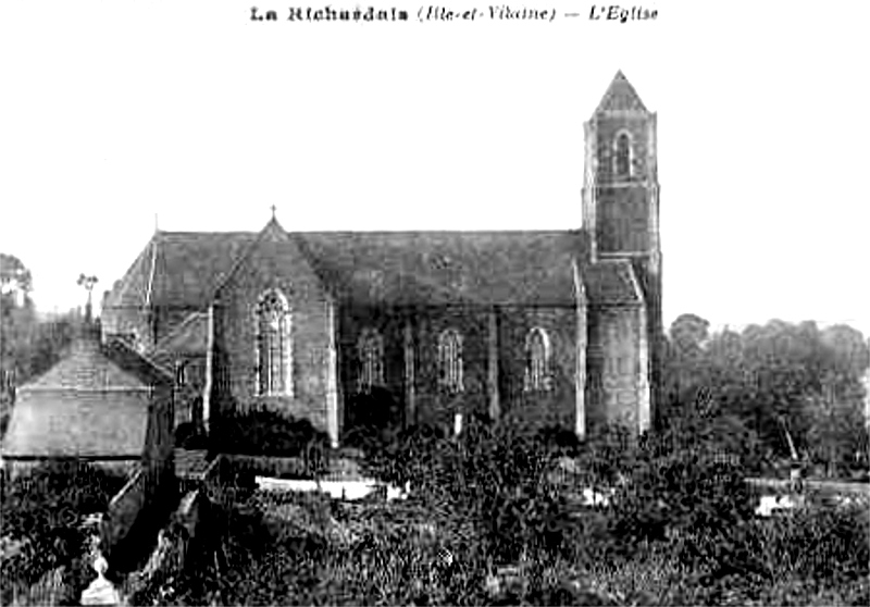 Eglise de la Richardais (Bretagne).