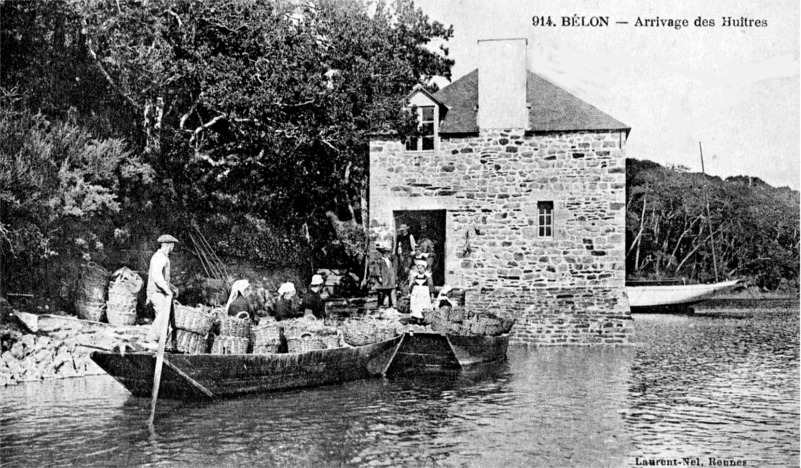 Ville de Riec-sur-Belon (Bretagne).