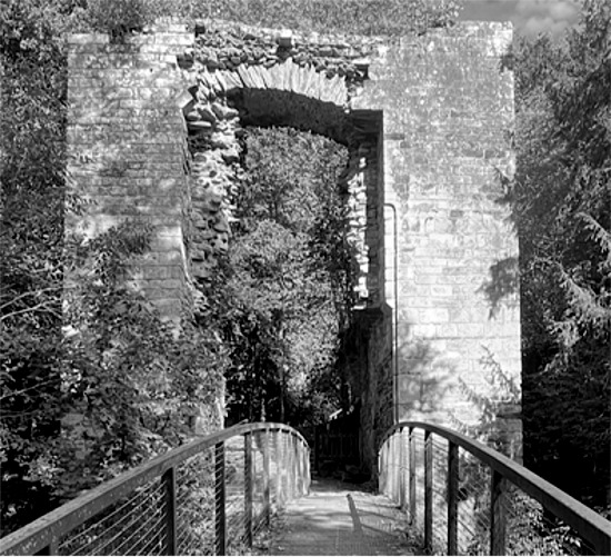 Les ruines du chteau de Rieux (Bretagne).