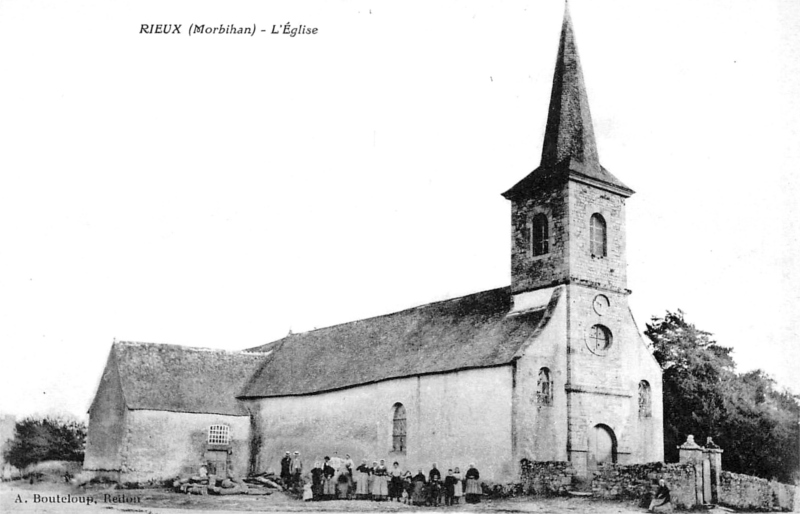 L'ancienne glise de Rieux (Bretagne).