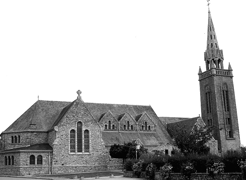 L'glise actuelle de Rieux (Bretagne).