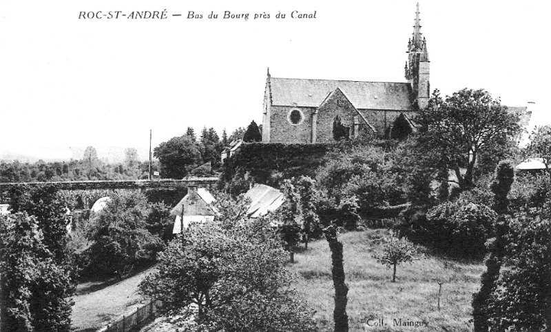 Eglise du Roc-Saint-Andr (Bretagne).