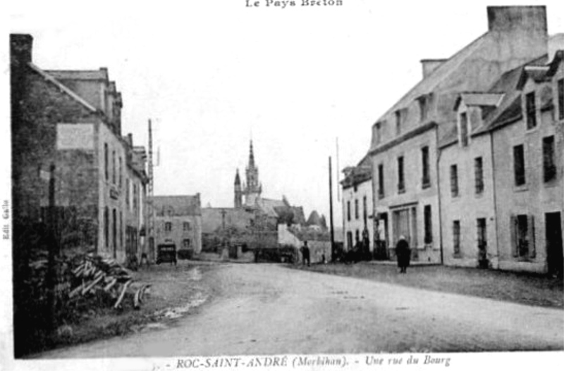 Ville du Roc-Saint-Andr (Bretagne).