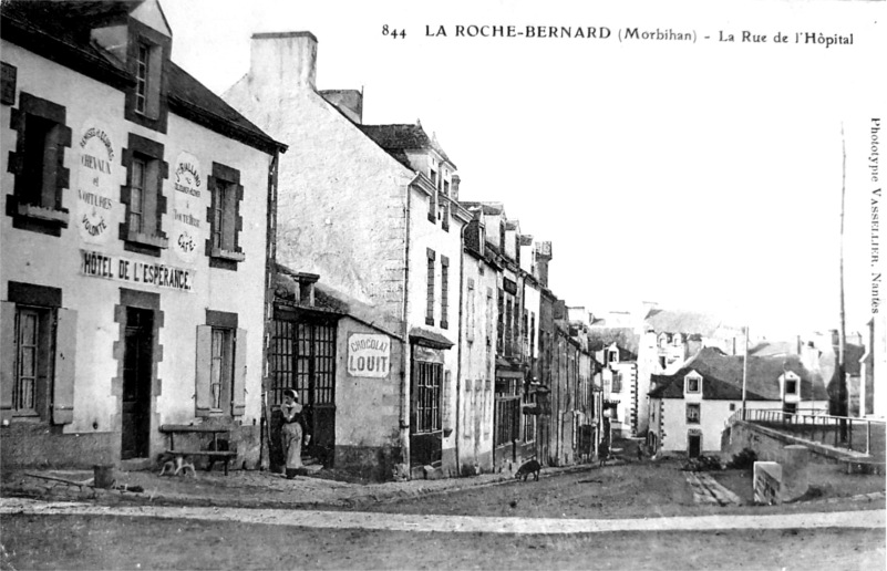 Ville de La Roche-Bernard (Bretagne).