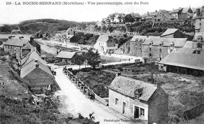 Ville de La Roche-Bernard (Bretagne).