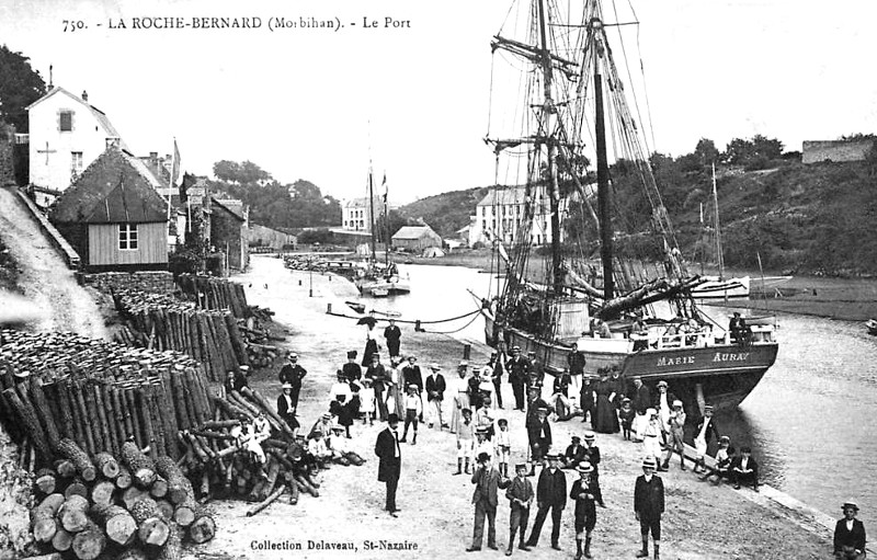Port de La Roche-Bernard (Bretagne).