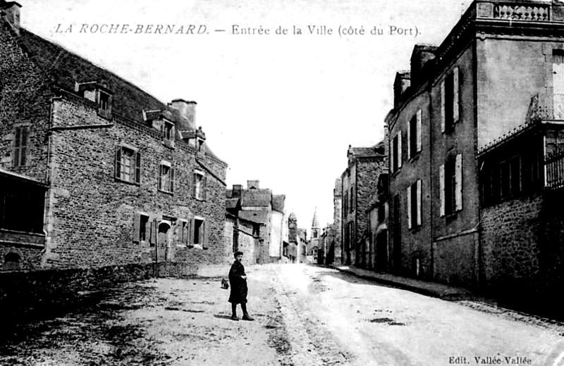 Ville de La Roche-Bernard (Bretagne).