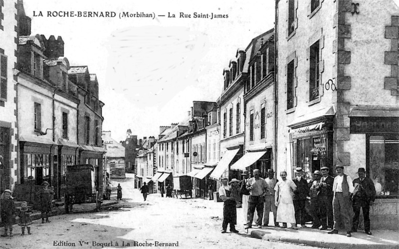 Ville de La Roche-Bernard (Bretagne).