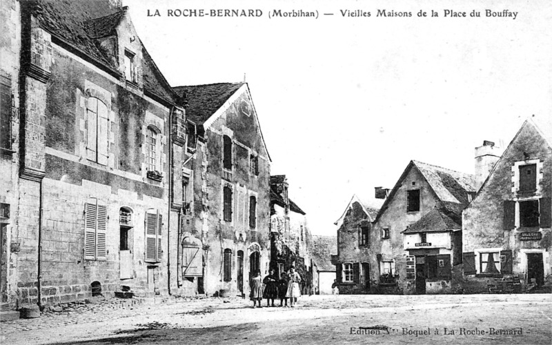 Ville de La Roche-Bernard (Bretagne).