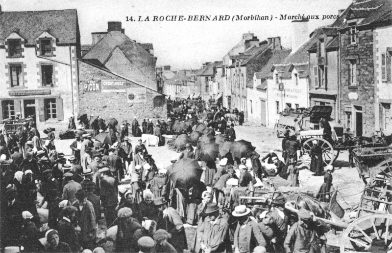 Marché de La Roche-Bernard (Bretagne).