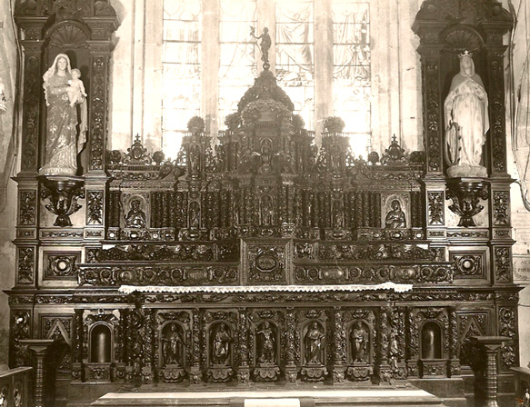 Matre-autel de l'glise de La Roche-Derrien (Bretagne)