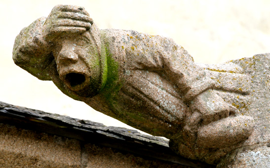 Gargouille de l'glise de La Roche-Derrien (Bretagne)