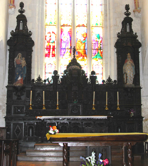 Matre-autel de l'glise de La Roche-Derrien (Bretagne)