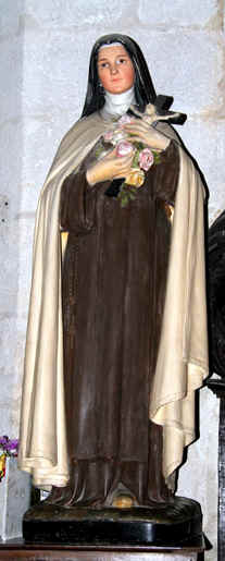 Statue de l'glise de La Roche-Derrien (Bretagne)