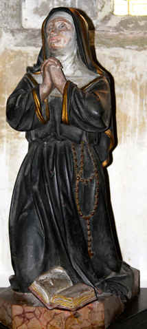 Statue de l'glise de La Roche-Derrien (Bretagne)