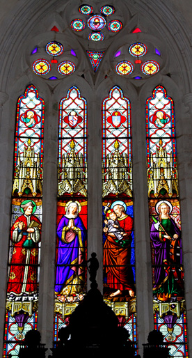 Vitrail de l'glise de La Roche-Derrien (Bretagne)