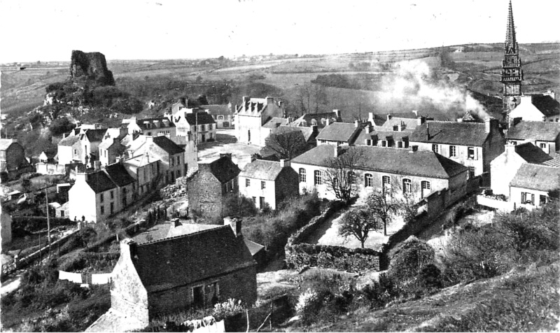 Ville de la Roche-Maurice (Bretagne).