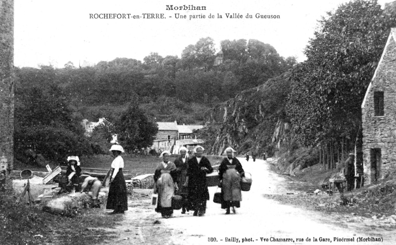 Ville de Rochefort-en-Terre (Bretagne).