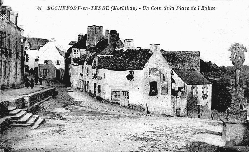 Ville de Rochefort-en-Terre (Bretagne).