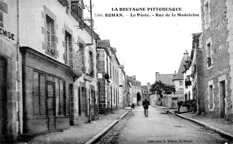 Ville de Rohan (Bretagne).